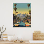 Los Angeles Vintage Poster (Küche)