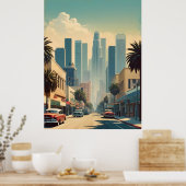 Los Angeles Vintage Poster (Küche)