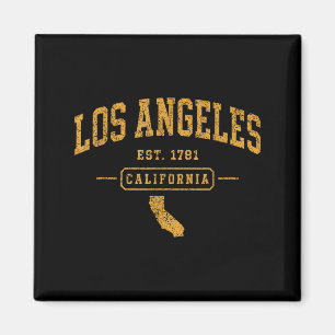 Los Angeles Vintage Sport Kalifornien Retro Magnet