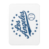Los Angeles Vintages Baseball Logo Design - Classi Magnet (Vertikal)