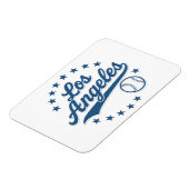 Los Angeles Vintages Baseball Logo Design - Classi Magnet (Linke Seite)