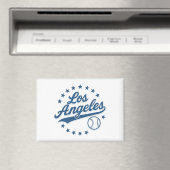 Los Angeles Vintages Baseball Logo Design - Classi Magnet (In Situ (Geschirrspüler))