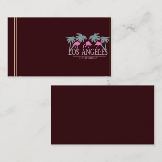 Los Angeles Visitenkarte (Vorne/Hinten)