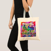 Los Angeles Vista Express Tote Bag Tragetasche (Vorderseite (Produkt))