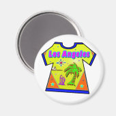 "Los Angeles Vivid 1" Magnet (Vorderseite/Rückseite)