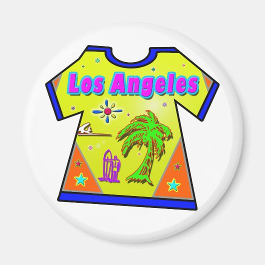"Los Angeles Vivid 1" Magnet (Vorne)