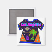 "Los Angeles Vivid 2" Magnet (Vorderseite/Rückseite)