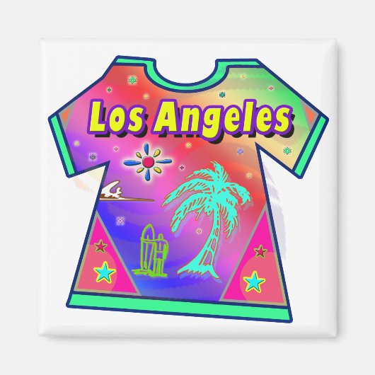 "Los Angeles Vivid 3" Magnet (Vorne)