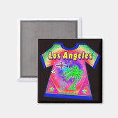"Los Angeles Vivid 4" Magnet (Vorderseite/Rückseite)