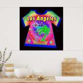 "Los Angeles Vivid 4" Poster (Küche)