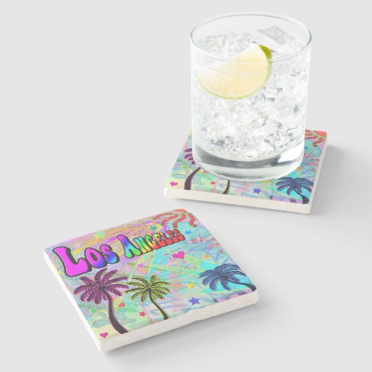 Los Angeles Vivid Romance Untersetzer (Seitenansicht)