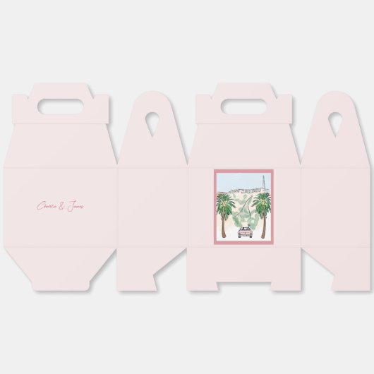 Los Angeles Wedding Geschenkschachtel (Ungeklappt)
