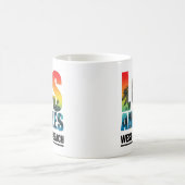 Los Angeles West Coast Beach Kaffeetasse (Mittel)