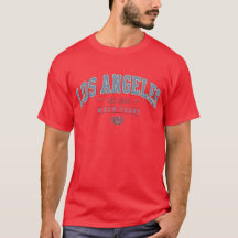 Los Angeles West Coast Vintage Varsity Herren T-Sh