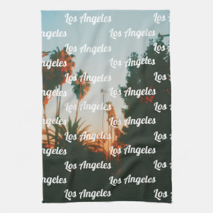 Los Angeles, West Hollywood Reise-Souvenir Geschirrtuch