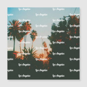 Los Angeles, West Hollywood Reise-Souvenir Magnetkarte