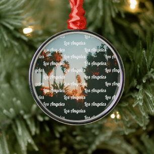 Los Angeles, West Hollywood Reise-Souvenir Ornament Aus Metall
