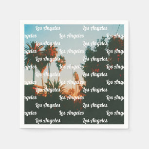 Los Angeles, West Hollywood Reise-Souvenir Serviette