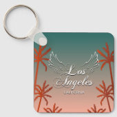 Los Angeles Word Art City Sign Keychain Schlüsselanhänger (Vorderseite)