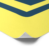 Los Angeles Zoo California Vintage Giraffe Poster (Ecke)