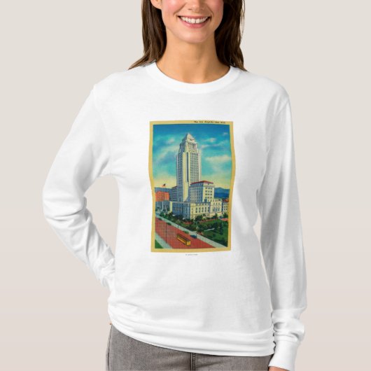 Los AngelesRathaus T-Shirt (Vorderseite)