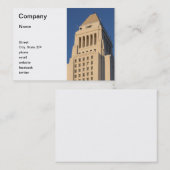 Los AngelesRathaus Visitenkarte (Vorne/Hinten)