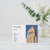 Los AngelesRathaus Visitenkarte (Stehend Vorderseite)