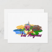 Los Angelos - Kalifornien - USA.png Postkarte (Vorne/Hinten)