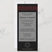 Los! Ankündigung des Angesagten Abschlusses (rot) (Rückseite)