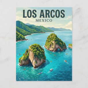 Los Arcos National Marine Park Mexiko Postkarte