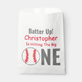 Los! Baseball 1. Geburtstag Geschenktütchen (Vorderseite)