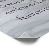 Los Bienaventurados (Version Vertikal) Poster (Ecke)