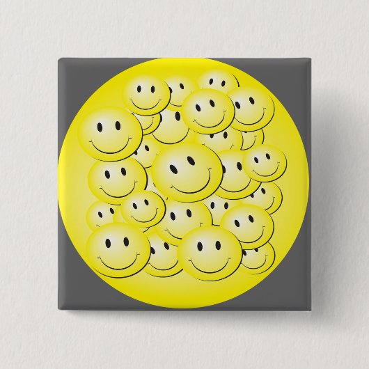Los Blasengesichter. Button (Vorderseite)