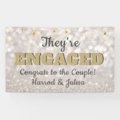 Los Bling! Verlobung Ankündigung Party Banner (Horizontal)