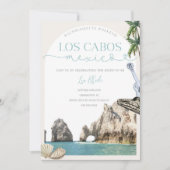 Los Cabos Mexico Bachelorette Wochenende Einladung (Vorderseite)