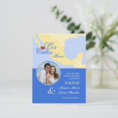 Los Cabos Mexiko Save the Date Ankündigung von Fot (Stehend Vorderseite)