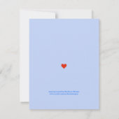 Los Cabos Mexiko Save the Date Ankündigung von Fot (Rückseite)