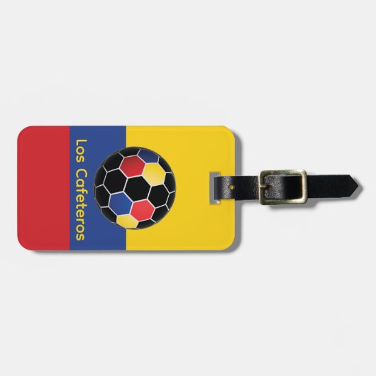 Los Cafeteros Gepäckanhänger (Vorderseite horizontal)