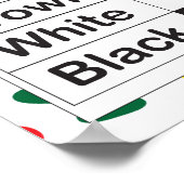 Los Colores Poster (Ecke)