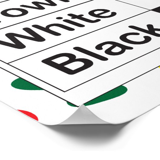 Los Colores Poster (Ecke)