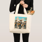 Los Coyotes Mariachi Jumbo Stoffbeutel (Vorderseite (Produkt))