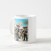 Los Coyotes Mariachi Kaffeetasse (Vorderseite Links)