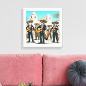 Los Coyotes Mariachi Leinwanddruck (Insitu (Wohnzimmer))