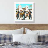 Los Coyotes Mariachi Leinwanddruck (Insitu (Schlafzimmer))