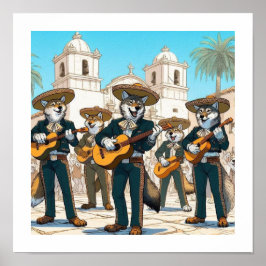 Los Coyotes Mariachi  Poster