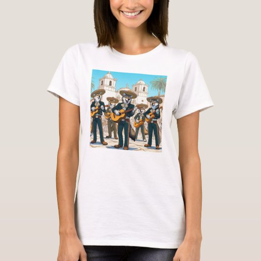 Los Coyotes Mariachi T-Shirt (Vorderseite)