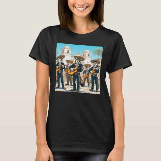 Los Coyotes Mariachi T-Shirt (Vorderseite)