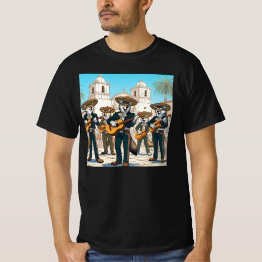 Los Coyotes Mariachi T-Shirt (Vorderseite)