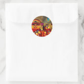 Los dios muertos - Erinnernde Runder Aufkleber (Tasche)