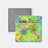 Los Feliz Mind Focus Magnet (Vorderseite/Rückseite)